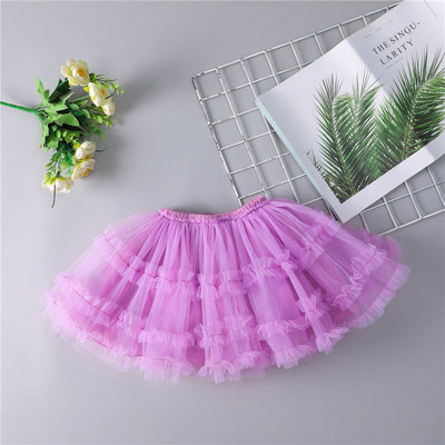 Temperament Girls Fluffy Suknja Princess Mrežasta Mini suknja 2023 Nova dječja moda Four Seasons Svestrana Performance Suknja 2-8T