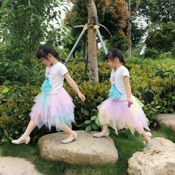 Κορίτσια Τούτου Φούστα Παιδική Αφράτη Φούστες Μπαλέτου Έφηβοι Φόρεμα Πριγκίπισσας Γάζας Τούλι Κοστούμι χορού 2 έως 12 ετών Παιδικά ρούχα