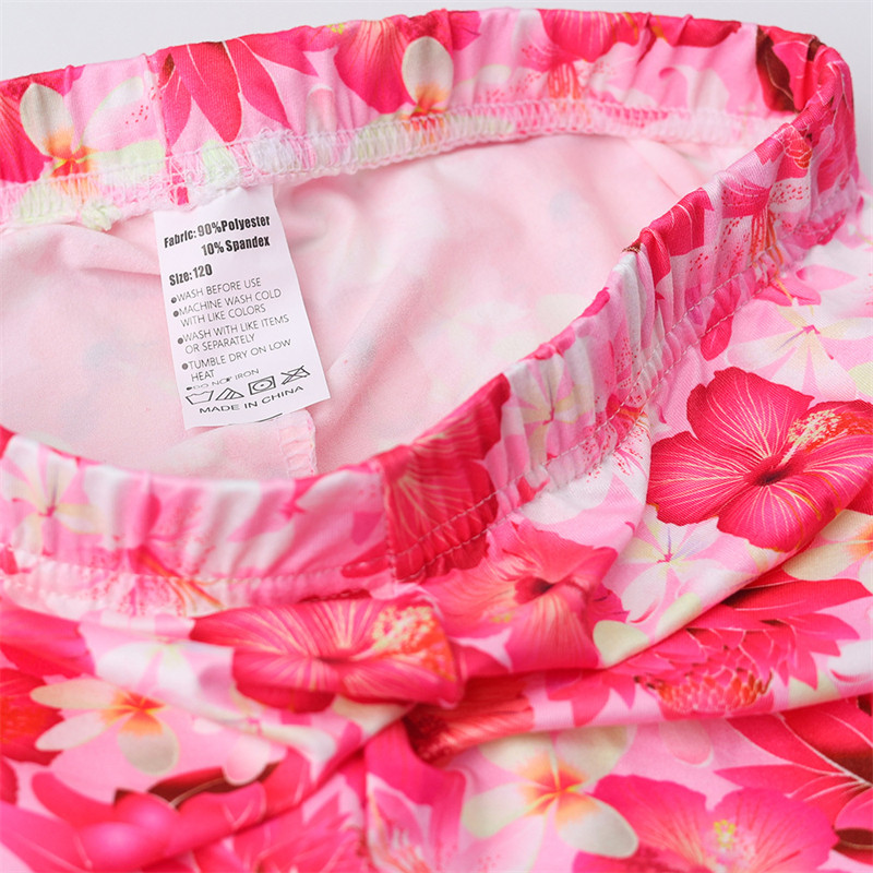 Tüdrukute säärised lastele Peenikesed kitsad tugevad elastsed püksid Laste pliiatspüksid Meduusiga merineitsi mustriga kitsad püksid laps