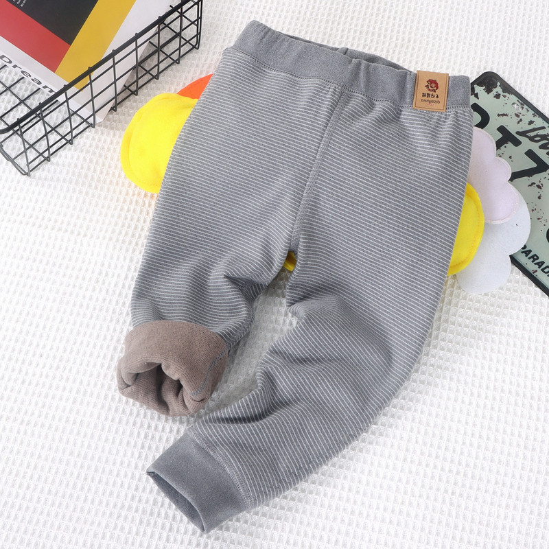 Vruće slatke hlače za djevojčice Dječje dečke Debele tople hlače Zimske dječje ležerne jednobojne mekane hlače Tajice za djevojčice 2-11 godina