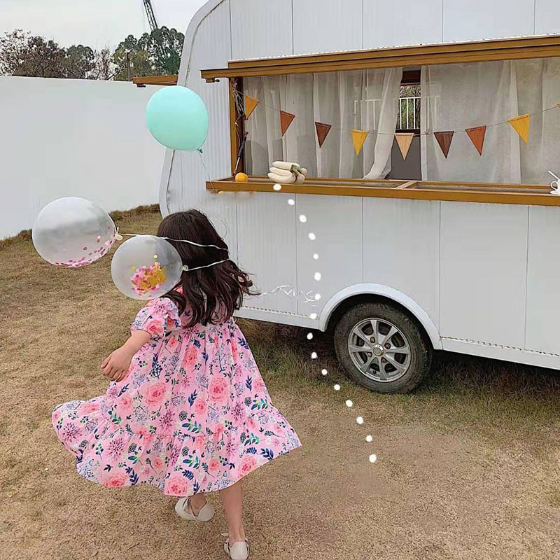 Proljetno-jesenska haljina za djevojčice 2023. Nova haljina princeze s dugim rukavima za zabavu s cvjetnim motivima Slatka dječja odjeća Ležerna odjeća za bebe, djecu i djevojčice