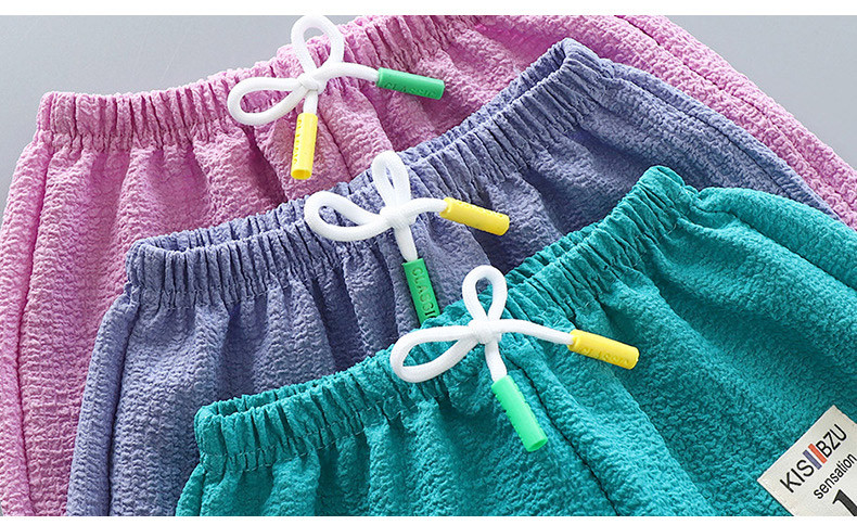 Ljetne hlače u obliku komaraca za djecu, prozračne tanke hlače, široke Haren trenirke za djevojčice, dječačke gaćice na 9 četvrtina