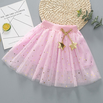COOTELILI Παιδική Baby Star Glitter Dance Tutu Φούστα για κοριτσάκι παγιέτα 3 στρωμάτων Παιδικά ρούχα Παιδικά Chiffon Princess