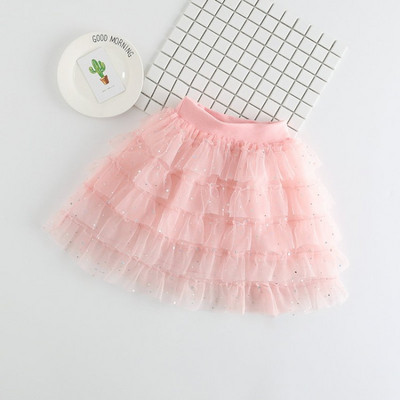 COOTELILI Dječja Baby Star svjetlucava plesna tutu suknja za djevojčice, šljokice, 3 sloja Odjeća za malu djecu, Dječja šifonska suknja princeze