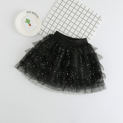 COOTELILI Dječja Baby Star svjetlucava plesna tutu suknja za djevojčice, šljokice, 3 sloja Odjeća za malu djecu, Dječja šifonska suknja princeze