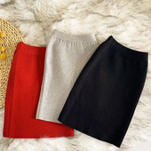 Proljeće Jesen Zima Dječja Toddler Rastezljiva Bodycon Suknja Djevojčice Pletena Suknja Donji dio Suknje Za Djecu Dječja Odjeća