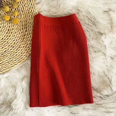 Proljeće Jesen Zima Dječja Toddler Rastezljiva Bodycon Suknja Djevojčice Pletena Suknja Donji dio Suknje Za Djecu Dječja Odjeća