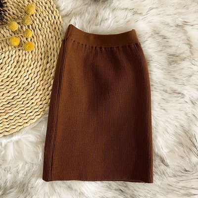 Proljeće Jesen Zima Dječja Toddler Rastezljiva Bodycon Suknja Djevojčice Pletena Suknja Donji dio Suknje Za Djecu Dječja Odjeća