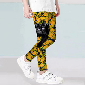 Нов дизайн Панталони с щампи Момичета Ежедневни ретро модел Девети панталони Пролетни и есенни дишащи панталони Йога клинове
