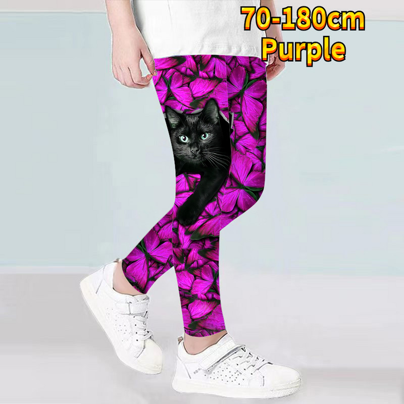 Uus disain trükitud Püksid Tüdrukud Igapäevane Vintage Muster Üheksanda Püksid Kevad ja Sügis Hingavus Püksid Jooga Retuusid