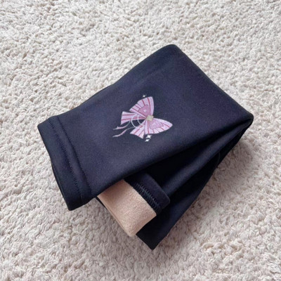 Sweet Girls Tajice s mašnom Baršunaste hlače Jesen Zima Dječje Pamučne rastezljive Tople hlače Uske hlače za djevojčice s elastičnim strukom