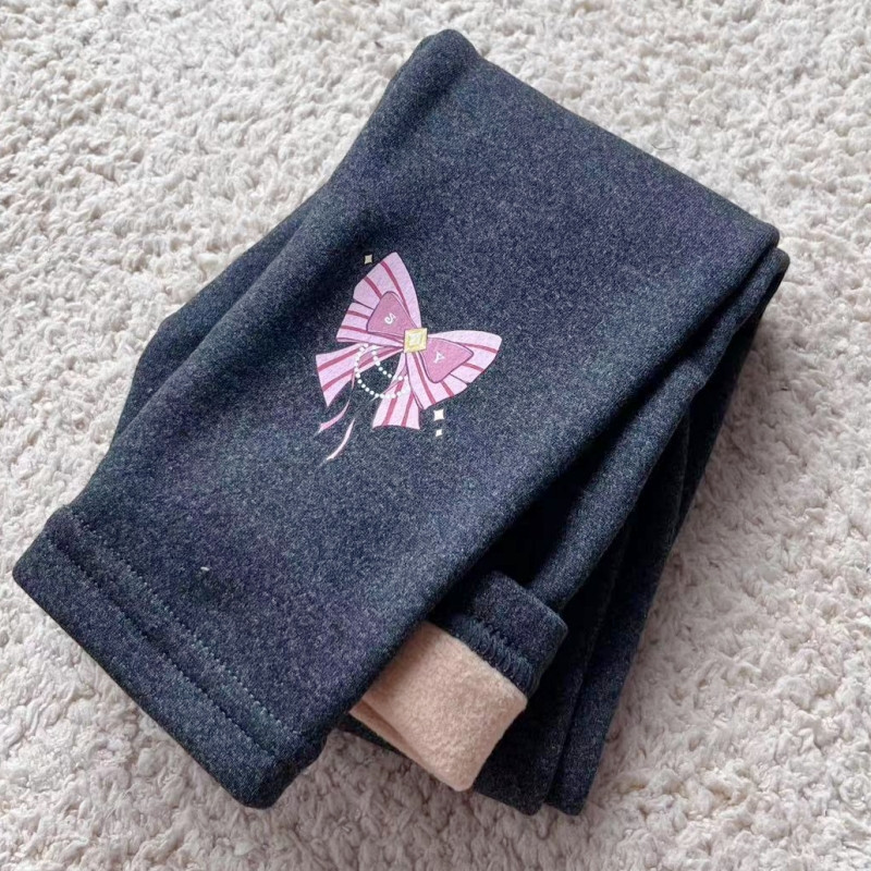 Tajice za djevojčice 2023. Jesen Proljeće Zima Dječje Plus Baršunaste hlače Zadebljane Tople duge hlače za djecu Bebe uske pencil hlače