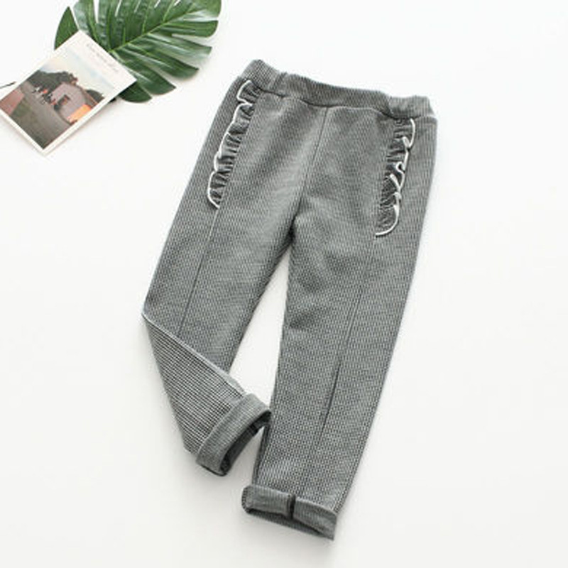 Vabaaja sügispüksid, pitsist ruudulised püksid, tüdrukud, vabaaja püksid, lastemood, pitsid, lasteriided