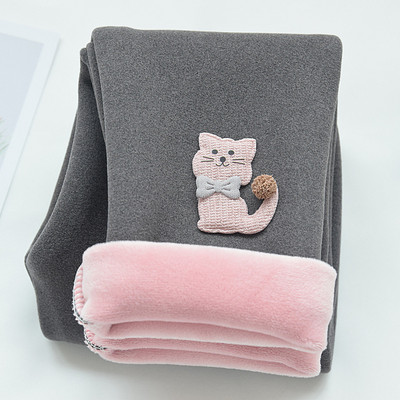 Tajice za djevojčice Fleece Tanki Baršun Proljeće Jesen 2023 Tople Baby Pamučne Hlače Dječje Hlače Zimska Odjeća za Djevojčice