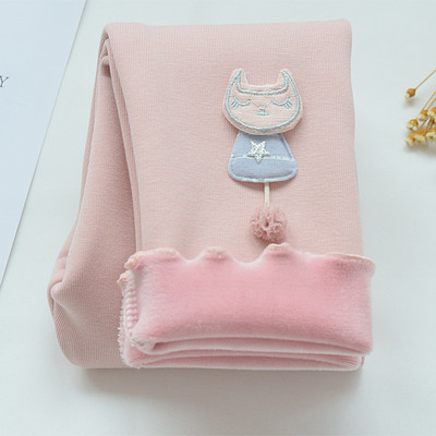 Tajice za djevojčice Fleece Tanki Baršun Proljeće Jesen 2023 Tople Baby Pamučne Hlače Dječje Hlače Zimska Odjeća za Djevojčice