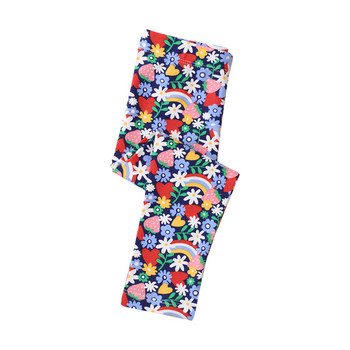 Клинове за момичета с щампа на ягоди Горещи продавани детски тесни клинове тип молив Детски панталони