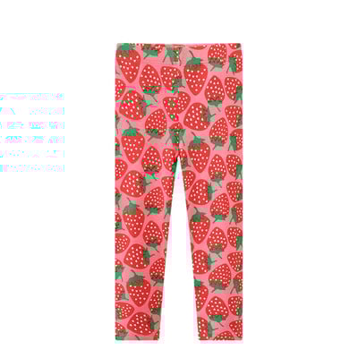 Hlače tajice za djevojčice s printom jagoda Popularno prodavane dječje uske tajice Pencil Hlače Dječje hlače