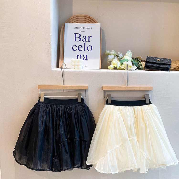 Tüdrukute ballikleidi seelik lastele printsessi tüdrukutele seelikud Korea stiilis armsad laste võrkseelikud beebitüdrukutele riided QZ254