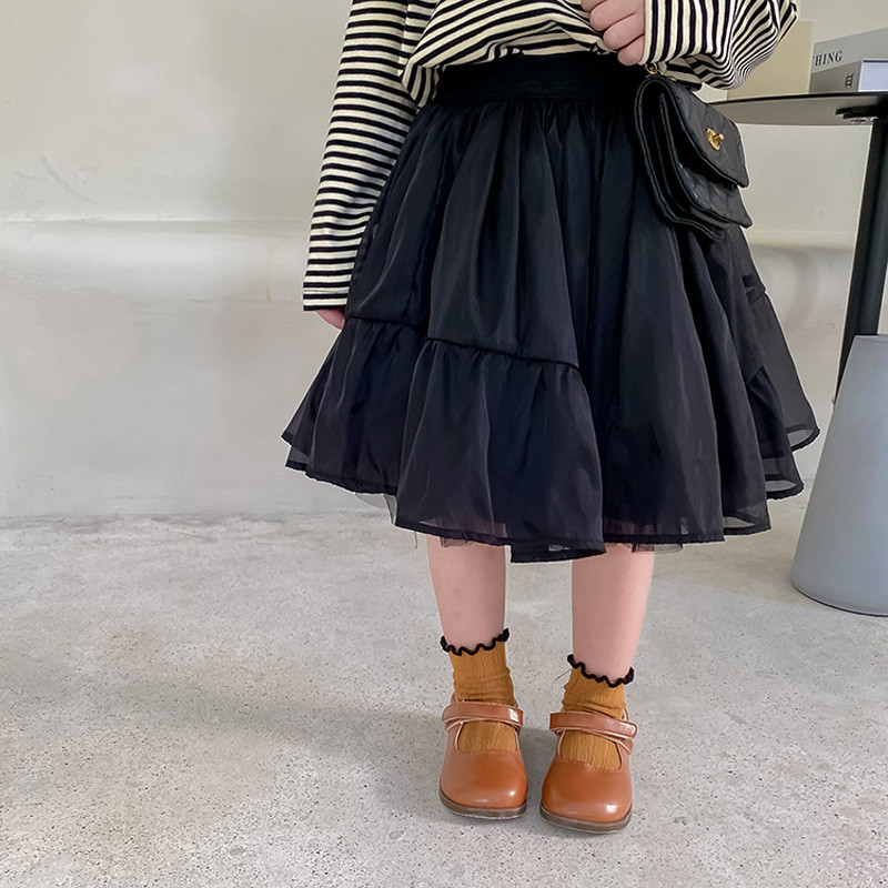 Tüdrukute ballikleidi seelik lastele printsessi tüdrukutele seelikud Korea stiilis armsad laste võrkseelikud beebitüdrukutele riided QZ254