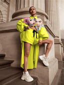 Predimenzionirani dvodijelni kompleti kratkih hlača Ženska trenerka Jesenska odjeća Bluza s printom crtića Duga majica Top kratke hlače Odijelo Modni ženski komplet