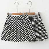 Karirane plisirane suknje za djevojčice, nove 2022., mini suknje za tinejdžerice, ljetna suknja, dječja plesna odjeća za princeze u korejskom stilu