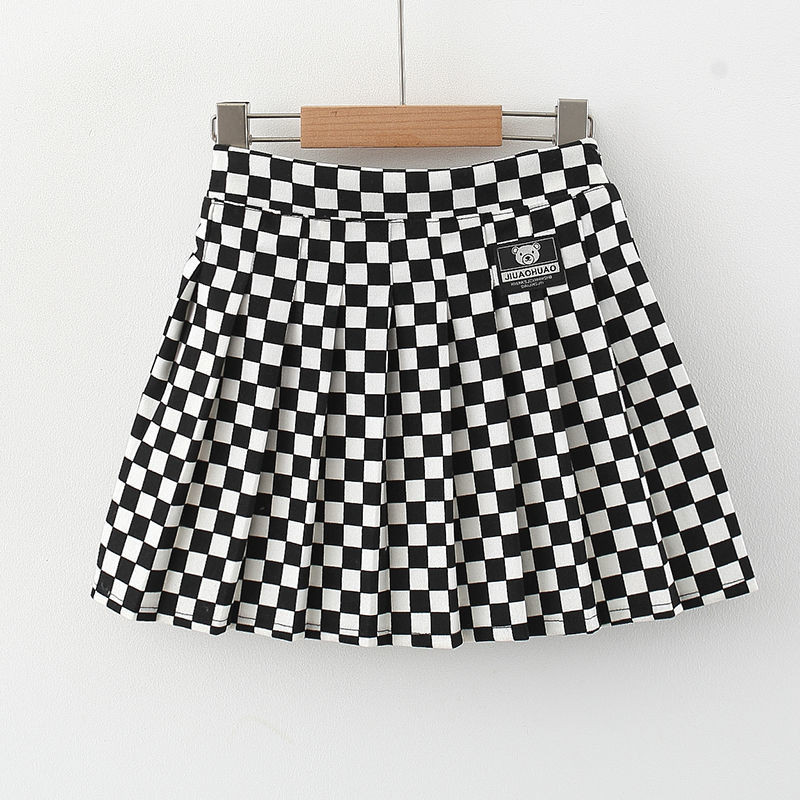 Karirane plisirane suknje za djevojčice, nove 2022., mini suknje za tinejdžerice, ljetna suknja, dječja plesna odjeća za princeze u korejskom stilu