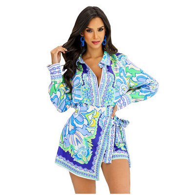 Moeprinteriga spordidressi naiste lühikeste varrukatega särk ja lühikesed püksid, kaheosalised komplektid, naiste moerõivad 2023. aasta üherealised ülikonnad