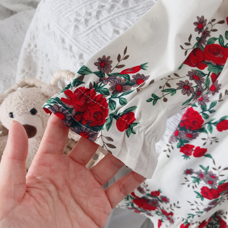 Tüdrukute Retrokleit Kevadine Uus Beebitüdruk Printsess Kleit Lolita Lille Klassikaline Kleit Tüdrukutele Mood Lasteriietus Lasteriided