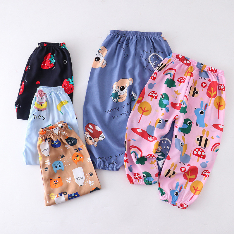 Dječaci Djevojčice Ljetne haren hlače Skraćene hlače za malu djecu Ležerne hlače za bebe Djeca Cool odjeća Donji dio spavaćice bez komaraca