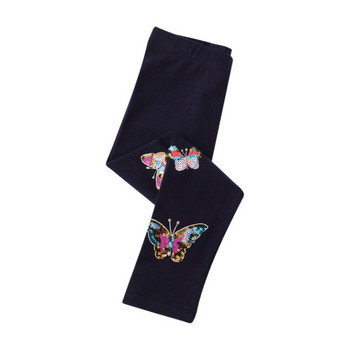 Клинове за момичета Апликация на пеперуди за бебешки панталони за момичета с еднорог Детски памучни панталони Детски панталони
