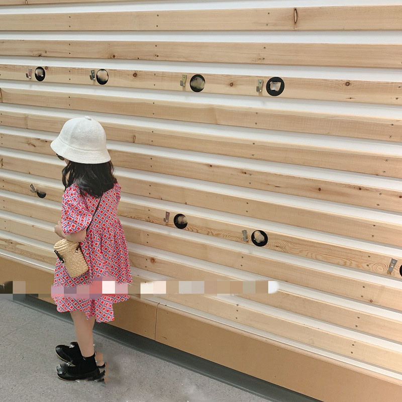 Ljetna haljina za djevojčice Karirana odjeća na točkice Slatki kostimi Haljina za princeze Pamuk Dječja odjeća za djevojčice