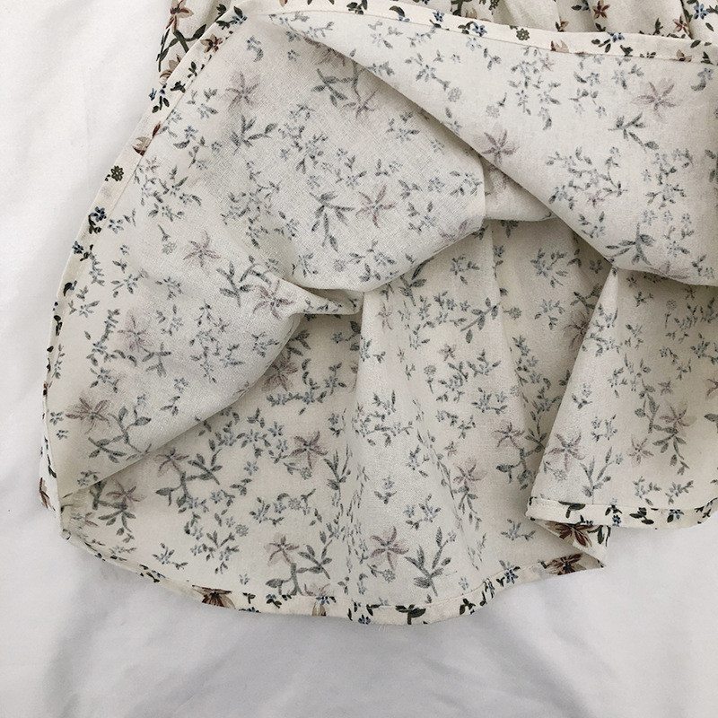 2023 Νέο καλοκαιρινό βρεφικό φόρεμα για κορίτσια σε ποιμαντικό στυλ λουλούδι Φόρεμα πριγκίπισσας με μικρό ιπτάμενο μανίκι Παιδικά παιδικά ρούχα για παιδιά