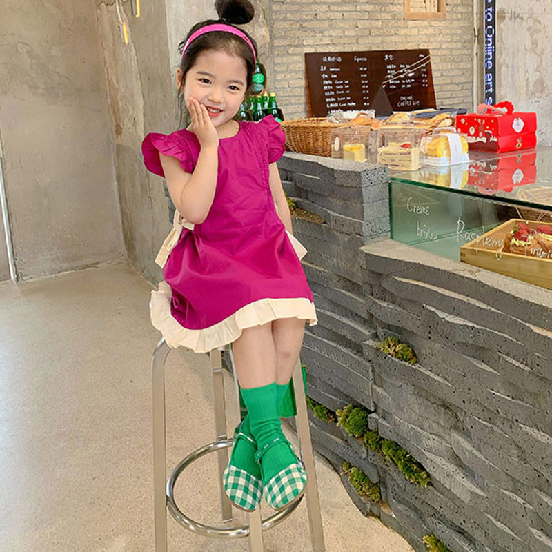Γλυκό Παιδικό Φόρεμα Καλοκαιρινό Κοριτσίστικο Δαντελένιο Φόρεμα 3-7 ετών Παιδικά Ρούχα Κορίτσια Μόδα Παιδικά Στολή Φορέματα για Κορίτσια Μωρό