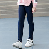 Téli nadrágok Lányoknak Gyerekek Meleg Meleg Leggings Gyerek Vékony Nadrág Vastag Bársony Farmer 3-11 Éves Kislány Stretch Ceruza nadrágok