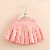 2023 Jesen Proljeće Ležerna 3-8 9 10 12 godina Dječja pamučna odjeća Školska jednobojna suknja za ples za djevojčice s kratkim hlačama