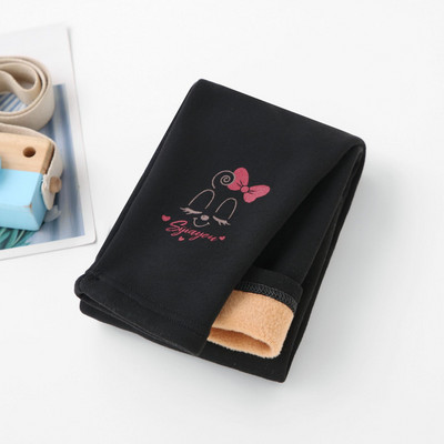 Φθινοπωρινό Χειμώνα Βρεφικά Κοριτσίστικα Κολάν Χοντρό ζεστό χαριτωμένο κουνέλι παντελόνι Παιδικό κορίτσι Plus βελούδινο παντελόνι Παιδικό μασίφ παντελόνι 2-8 ετών