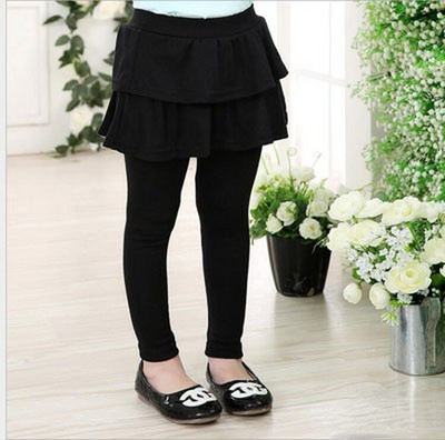 Tajice za djevojčice Suknja-hlače Toplo proljeće Pamuk Jesen Zima Suknja za kolače Dječje tajice Dječje hlače za djevojčice Hlače 3-11 godina