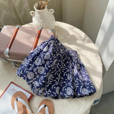 Dječje suknje za djevojčice Kratke hlače Dječje modne kratke hlače s cvjetnim uzorkom Ljetna odjeća za djevojčice Ležerne pamučne kratke hlače s printom