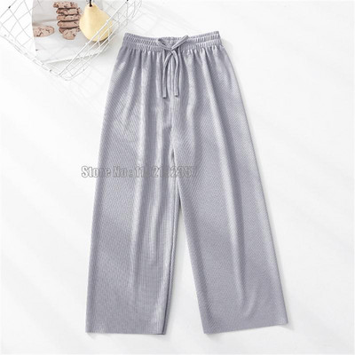 Dječja odjeća Tinejdžerke Ružičasta modna ljetna zelena Ležerne široke nogavice Dječje široke cool hlače