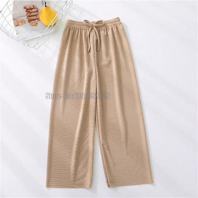 Dječja odjeća Tinejdžerke Ružičasta modna ljetna zelena Ležerne široke nogavice Dječje široke cool hlače