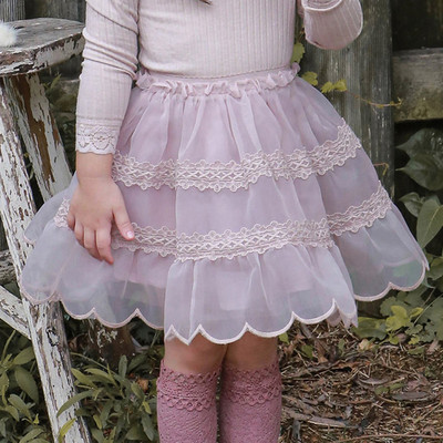 Suknja za djevojčice u korejskom stilu, modna slatka mrežasta suknja za djevojčice, nova dječja suknja visokog struka, dječja odjeća DT597