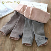 Φθινόπωρο και Χειμώνας Παντελόνι για Κορίτσια Παπιγιόν Παχύ Θερμικό Παντελόνι Παιδικό Χειμωνιάτικο Βούτρινο και Βαμβακερό Παντελόνι Παιδικά Ενδύματα