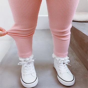 Lawadka 2-6 години Бебешки панталони за момичета Клинове Памук Пролет Есен Модни плътни дантелени дълги панталони Големи PP детски панталони Нови