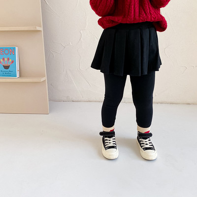 Djevojčice Jesen 3 boje mekane ležerne tajice 1-7 godina Dječje djevojčice pamučne elastične uske hlače za sve vrste