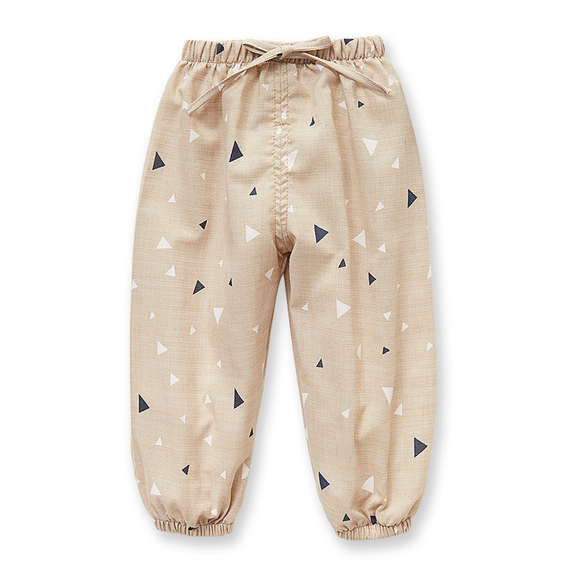 Mekane dječje hlače Ljetna dječja odjeća Hlače za djevojčice Pamučne lanene majice s printom za dječake Ležerne dječje hlače Trenirke