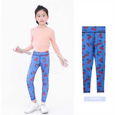 Teenage Gilr Leggings Push Up Αθλητισμός Δυνατό Stretch Παιδική Γυμναστική Γυμναστική για τρέξιμο Παντελόνι γιόγκα έξω από τα ενδύματα Κολάν Fitness