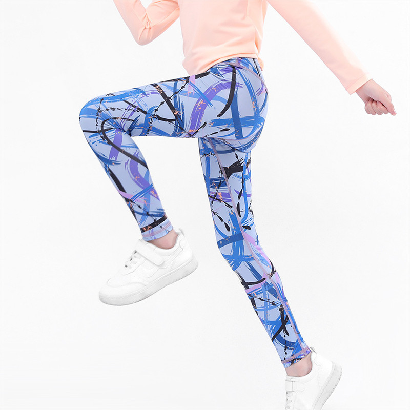 Tinejdžerke Tajice Push Up Sport Jaka rastezljivost Djeca Studenti Fitnes Trčanje Hlače za jogu Gornja odjeća Tajice Fitnes