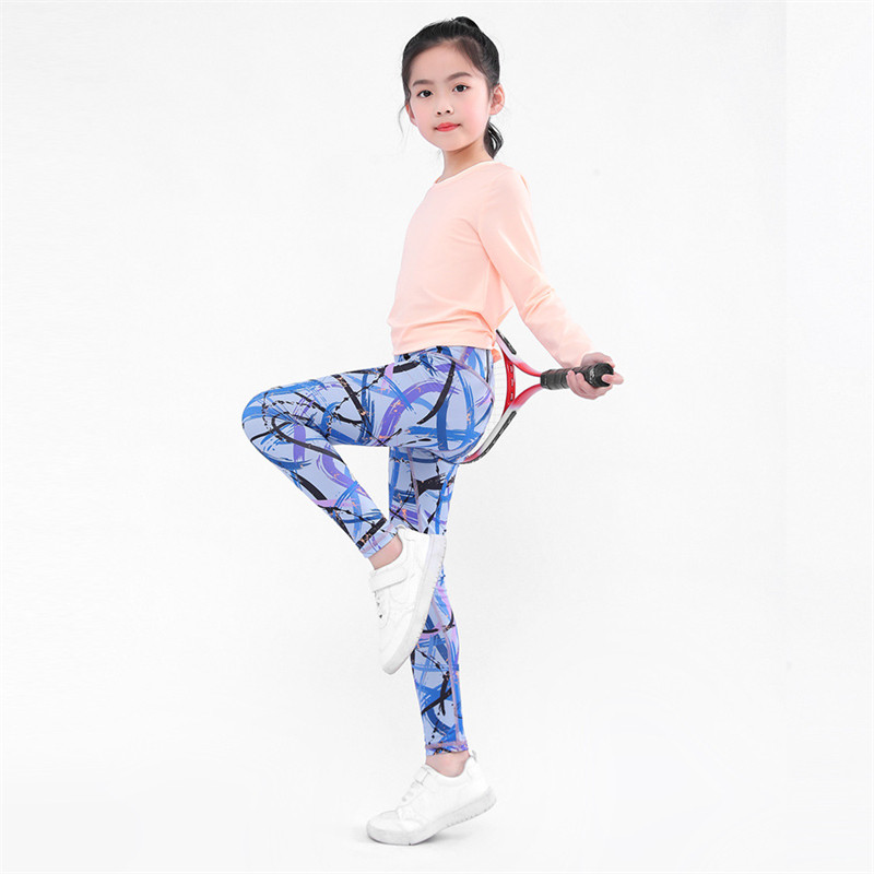 Tinejdžerke Tajice Push Up Sport Jaka rastezljivost Djeca Studenti Fitnes Trčanje Hlače za jogu Gornja odjeća Tajice Fitnes