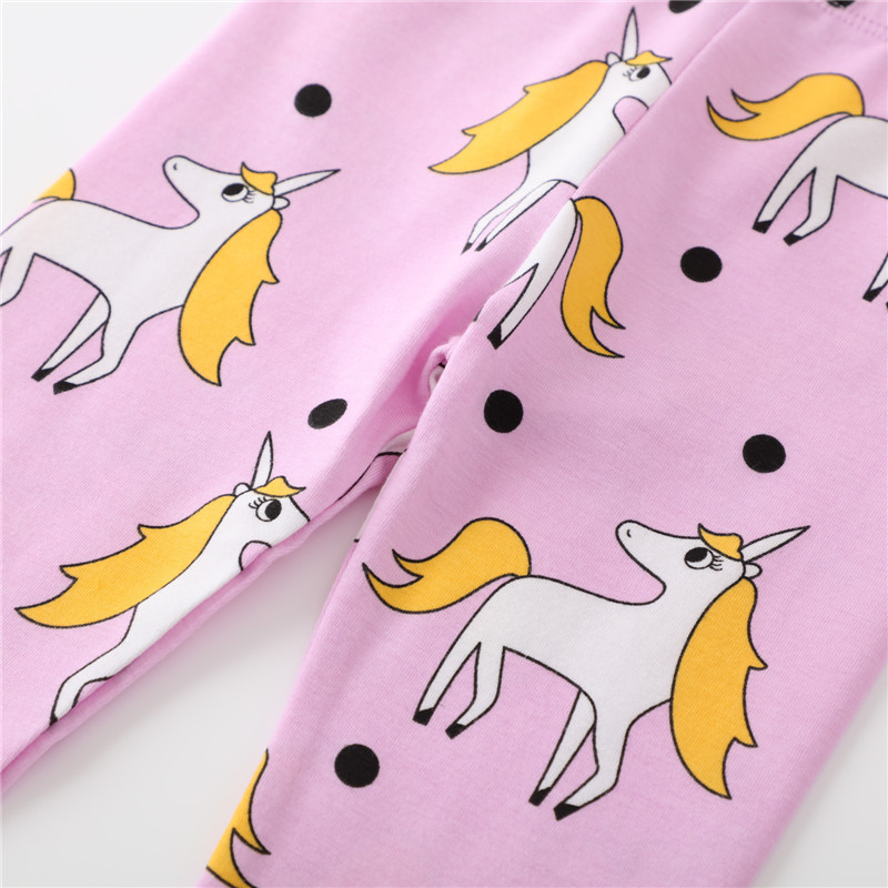 Jumping Meters Novi dolazak Tajice za djevojčice Hlače sa printom životinja Jesen Proljeće Dječje pune hlače Hlače Uske hlače