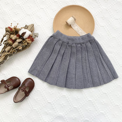 1-7 ani de vară pentru fetițe fuste tricotate scobite la modă fustă pulover pentru fetiță haine tricotate pentru copii fuste cu talie înaltă pentru copii